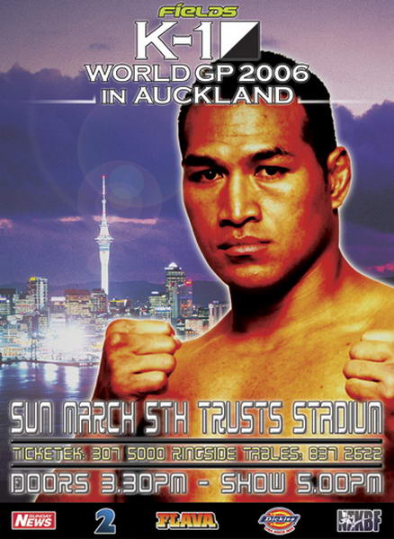 Poster (Ray Sefo) (K-1 World Grand Prix 2006 in Auckland)
