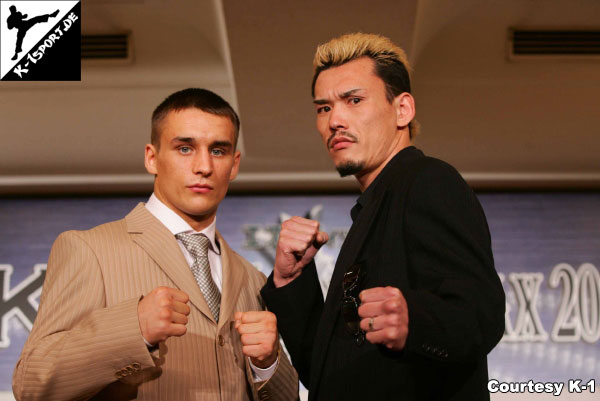 Pressekonferenz (Remigijus Morkevicius, Shingo Garyu) (K-1 Japan MAX 2006)