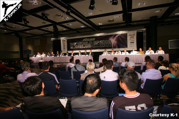 K-1 World Grand Prix 2006 in Auckland Pressekonferenz