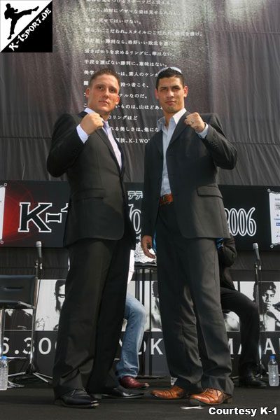 Press Conference (Andy Souwer, Virgil Kalakoda) (K-1 World Max 2006 World Tournament Final)