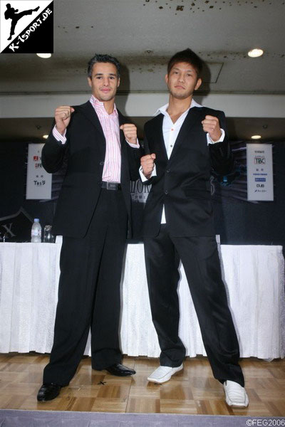 Press Conference (Fahrid Khider, Yuya Yamamoto) (K-1 World Max 2006 Champions' Challenge)