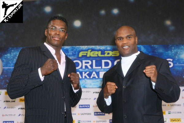 Pressekonferenz (Remy Bonjasky, Gary Goodridge) (K-1 World Grand Prix 2006 Final Elimination)