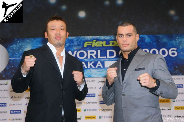 Press Conference (Musashi, Chalid 'Die Faust') (K-1 World Grand Prix 2006 Final Elimination)