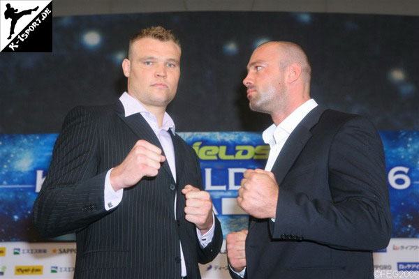 Pressekonferenz (Semmy Schilt, Bjorn Bregy) (K-1 World Grand Prix 2006 Final Elimination)