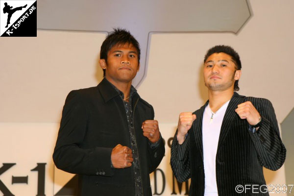 Press Conference (Buakaw Por.Pramuk, Tsogto Amara) (K-1 Japan Max 2007)