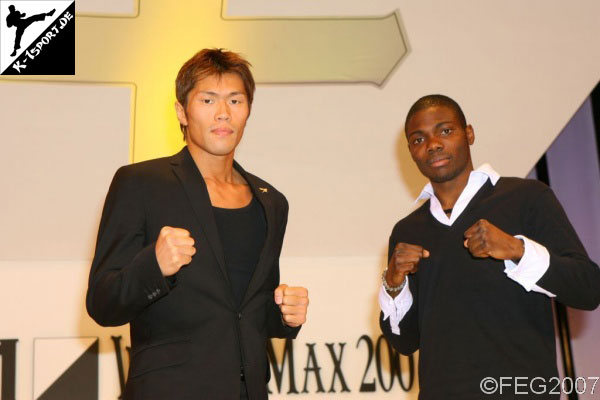 Press Conference (Taishin Kohiruimaki, Andy Ologun) (K-1 Japan Max 2007)