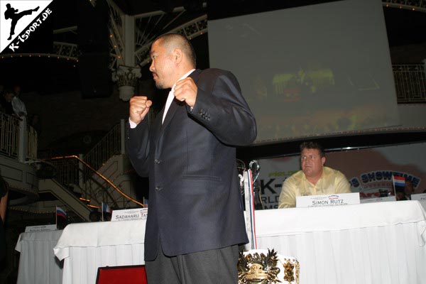 Pressekonferenz (Hiromi Amada) (K-1 World Grand Prix 2007 in Amsterdam)