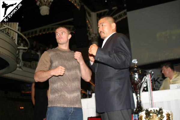 Press Conference (Paul Slowinski, Hiromi Amada) (K-1 World Grand Prix 2007 in Amsterdam)