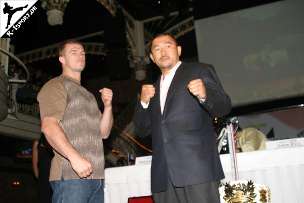 Press Conference (Paul Slowinski, Hiromi Amada) (K-1 World Grand Prix 2007 in Amsterdam)