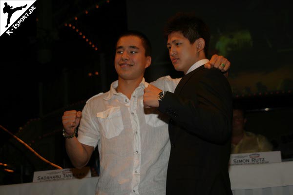 Pressekonferenz (Roy Tan, Hiroya) (K-1 World Grand Prix 2007 in Amsterdam)