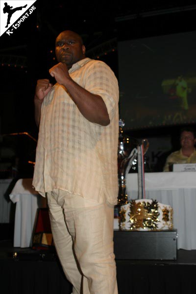 Pressekonferenz (Bob Sapp) (K-1 World Grand Prix 2007 in Amsterdam)