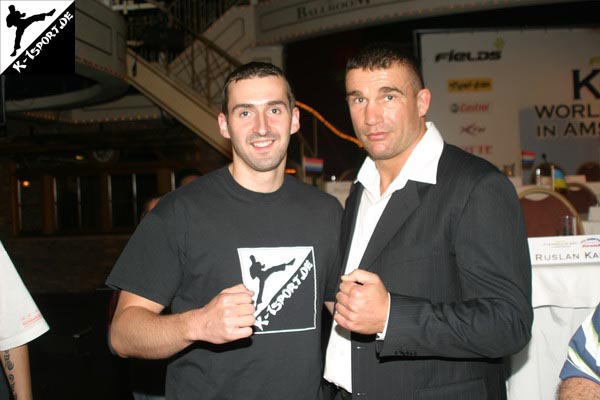 Pressekonferenz (Peter Aerts) (K-1 World Grand Prix 2007 in Amsterdam)