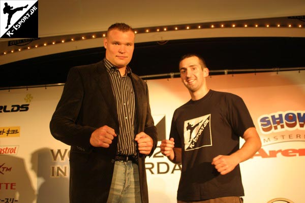 Press Conference (Semmy Schilt) (K-1 World Grand Prix 2007 in Amsterdam)
