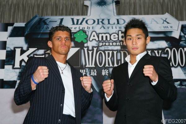 Press Conference (Albert Kraus, Tatsuji) (K-1 World Max 2007 World Elite Showcase)