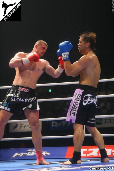  Paul Slowinski, Tatsufumi Tomihira (K-1 World Grand Prix 2006 in Sapporo)