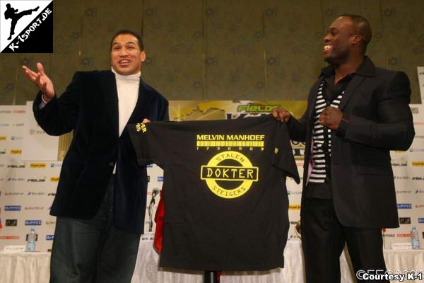 Pressekonferenz (Ray Sefo, Melvin Manhoef) (K-1 WORLD GRAND PRIX 2006 FINAL)