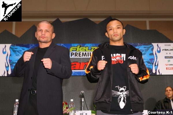 Press Conference (Istvan Majoros, Norifumi 'Kid' Yamamoto) (K-1 Premium 2006 Dynamite!!)