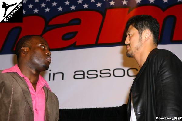 Pressekonferenz (Melvin Manhoef, Dong Sik Yoon) (K-1 Dynamite USA 2007)
