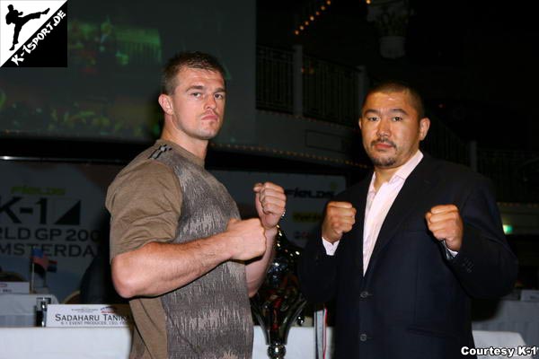 Press Conference (Paul Slowinski, Hiromi Amada) (K-1 World Grand Prix 2007 in Amsterdam)