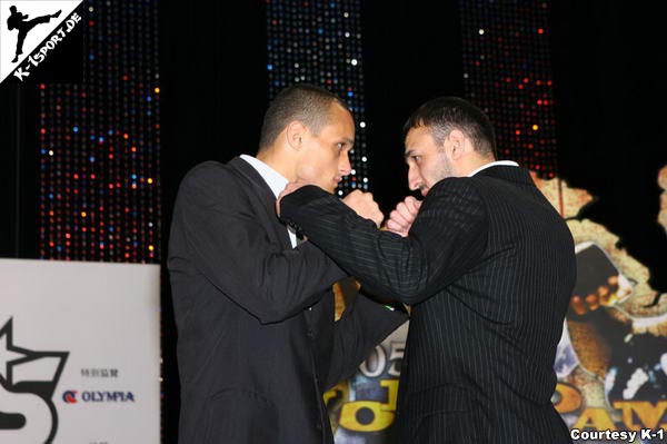 Press Conference (Andre Dida, Artur Umakhanov) (Hero's Middleweight Tournament Opening Round 2007)