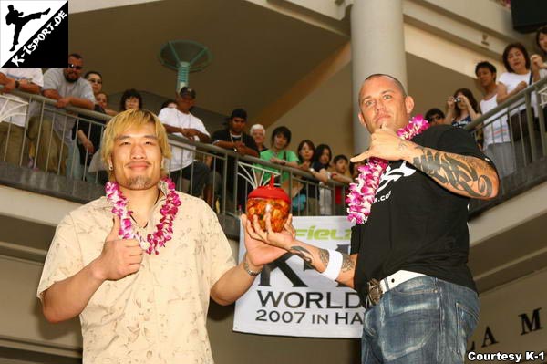 Press Conference (Hong-man Choi, Mike Malone) (K-1 World Grand Prix 2007 in Hawaii)