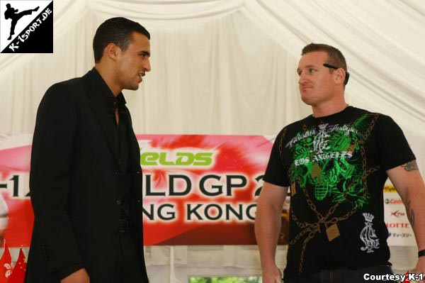 Press Conference (Badr Hari, Peter Graham) (K-1 World Grand Prix 2007 in Hongkong)