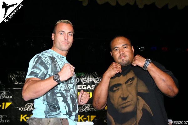 Einwiegen (Stefan Leko, Mighty Mo) (K-1 World Grand Prix 2007 in Las Vegas)
