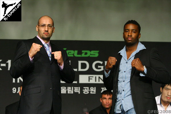 Press Conference (Glaube Feitosa, Peter Aerts, Errol Zimmerman, Hong-man Choi) (K-1 World Grand Prix 2008 Final Elimination)