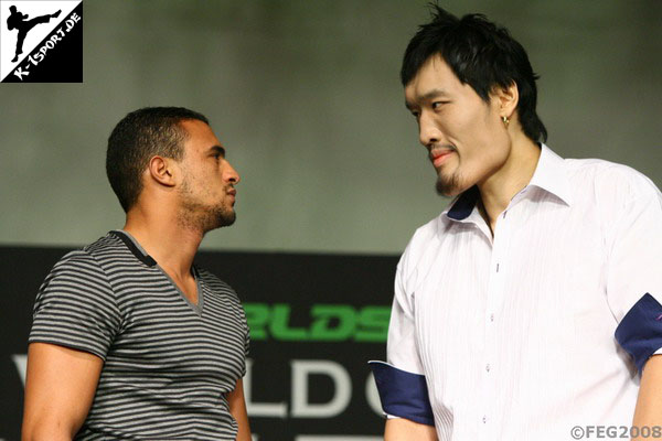 Press Conference (Badr Hari, Hong-man Choi) (K-1 World Grand Prix 2008 Final Elimination)