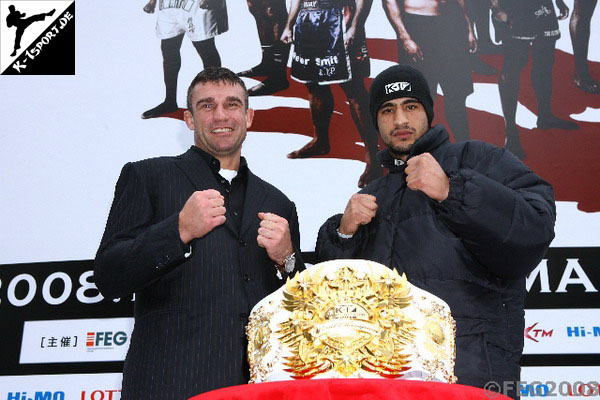 Press Conference (Peter Aerts, Badr Hari) (K-1 WORLD GRAND PRIX 2008 FINAL)