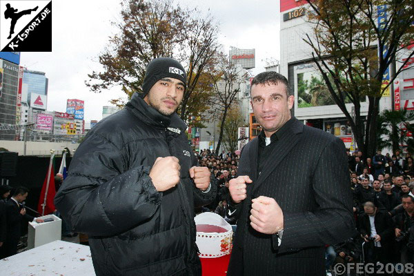 Press Conference (Badr Hari, Peter Aerts) (K-1 WORLD GRAND PRIX 2008 FINAL)