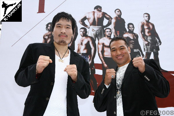 Pressekonferenz (Hong-man Choi, Ray Sefo) (K-1 WORLD GRAND PRIX 2008 FINAL)