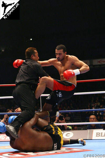  Remy Bonjasky, Nobuaki Kakuda, Badr Hari (K-1 WORLD GRAND PRIX 2008 FINAL)