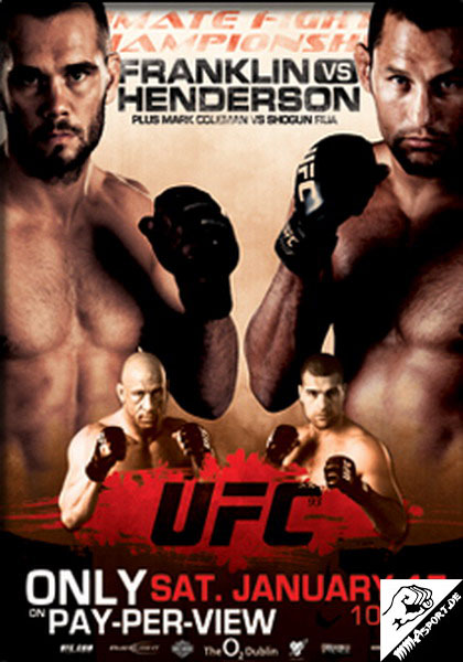 Plakat (Rich Franklin, Mark Coleman, Mauricio Rua, Dan Henderson) (UFC 93: Franklin vs Henderson)
