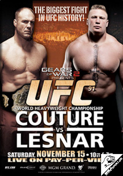 Poster (Randy Couture, Brock Lesnar) (UFC 91: Couture vs. Lesnar)
