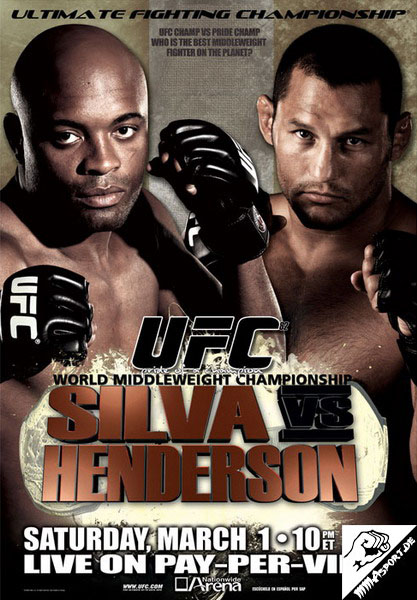 Plakat (Anderson Silva, Dan Henderson) (UFC 82: Pride of a Champion)