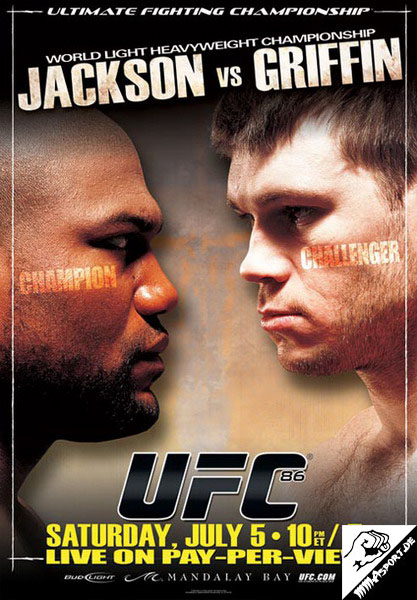 Plakat (Quinton Jackson, Forrest Griffin) (UFC 86: Jackson vs. Griffin)