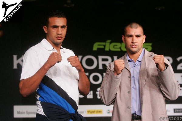 Badr Hari and Doug Viney