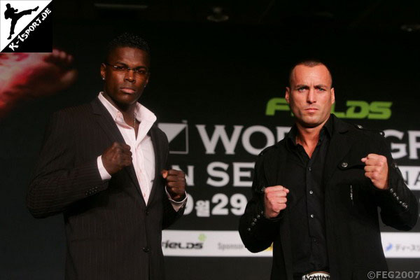 Press Conference (Remy Bonjasky, Stefan Leko) (K-1 World Grand Prix 2007 Final Elimination)