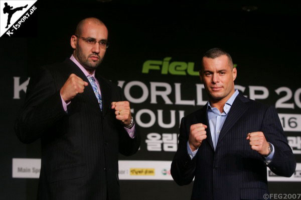 Press Conference (Glaube Feitosa, Chalid 'Die Faust') (K-1 World Grand Prix 2007 Final Elimination)