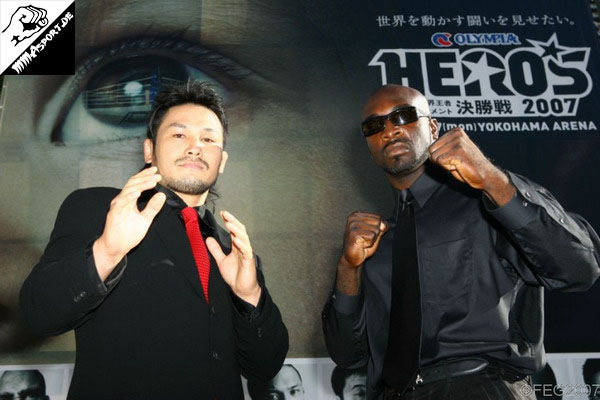 Press Conference (Minowaman, Kevin Casey) (Hero's Middleweight Tournament FINAL 2007)