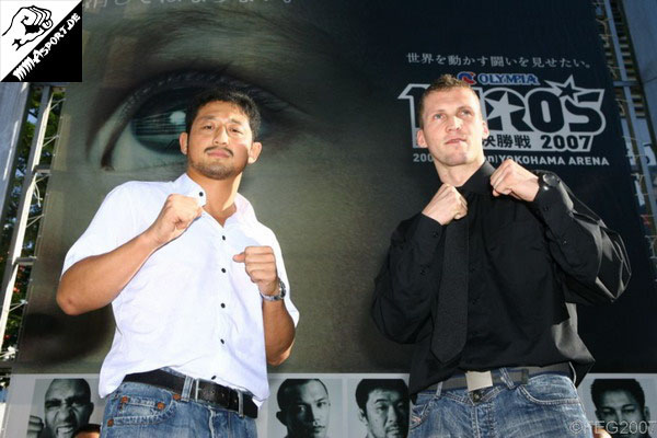 Press Conference (Dong Sik Yoon, Zelg Galesic) (Hero's Middleweight Tournament FINAL 2007)