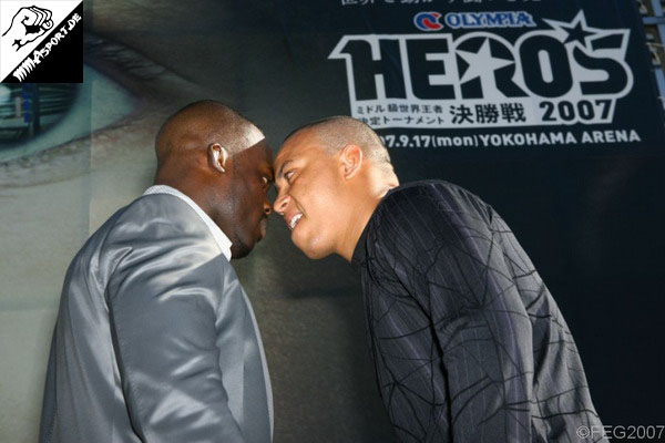 Pressekonferenz (Melvin Manhoef, Fabio Silva) (Hero's Middleweight Tournament FINAL 2007)