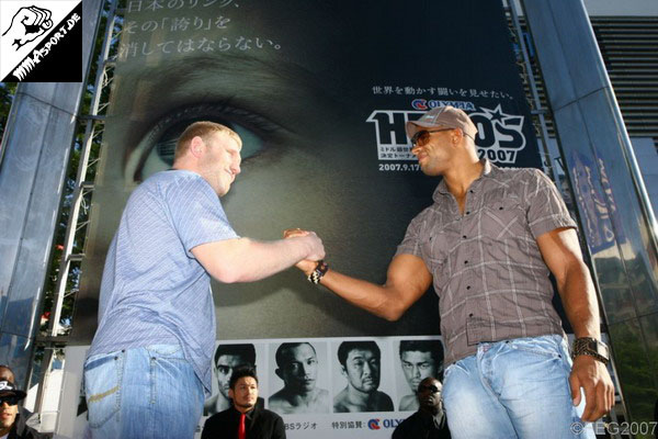 Pressekonferenz (Sergey Kharitonov, Alistair Overeem) (Hero's Middleweight Tournament FINAL 2007)