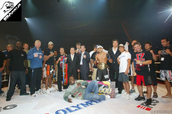  Kevin Casey, Zelg Galesic, Sergey Kharitonov, Alistair Overeem, Melvin Manhoef, J.Z. Calvan, Kazuyuki Miyata, Minowaman (Hero's Middleweight Tournament FINAL 2007)