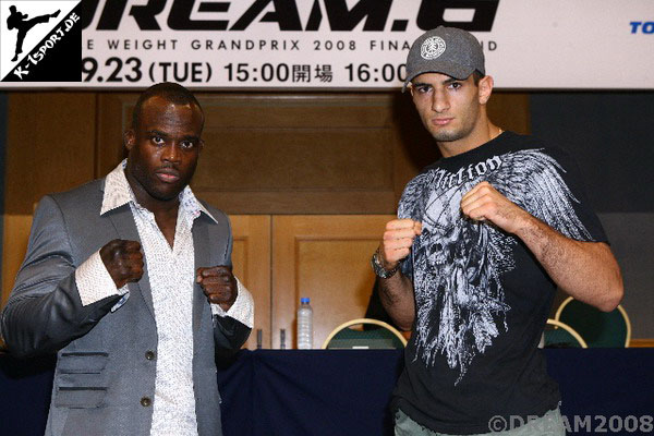 Pressekonferenz (Melvin Manhoef, Gegard Mousasi) (DREAM.6 Middle Weight Grand Prix 2008 Final ROUND)