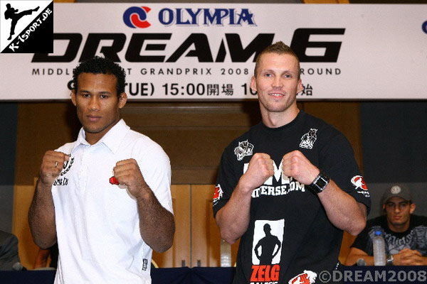 Press Conference (Ronaldo Jacare, Zelg Galesic, Gegard Mousasi) (DREAM.6 Middle Weight Grand Prix 2008 Final ROUND)