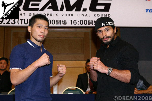 Press Conference (Keita Nakamura, Adriano Martins) (DREAM.6 Middle Weight Grand Prix 2008 Final ROUND)