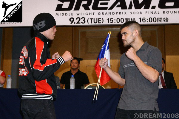 Press Conference (Shinya Aoki, Todd Moore) (DREAM.6 Middle Weight Grand Prix 2008 Final ROUND)