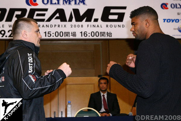 Press Conference (Mirko CroCop, Alistair Overeem) (DREAM.6 Middle Weight Grand Prix 2008 Final ROUND)